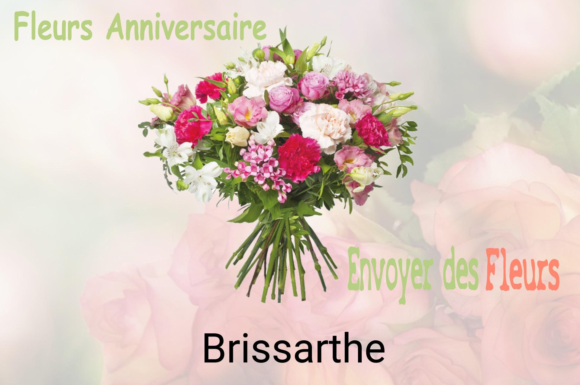 Bouquet de fleurs d’anniversaire livré à Brissarthe